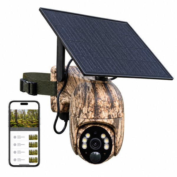 Caméra de chasse 4G Panorama LIVE avec appli et solaire